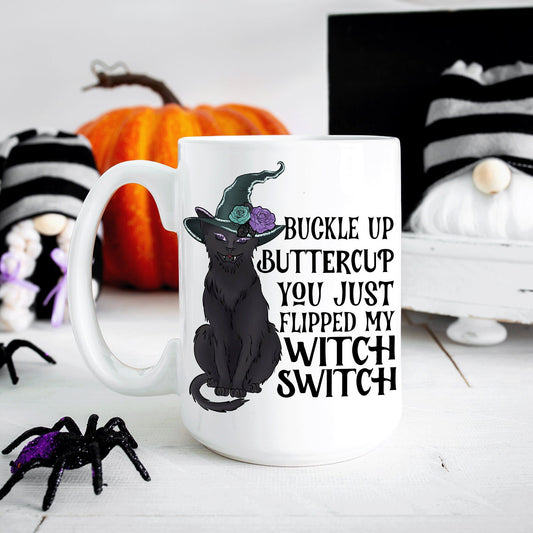 Flipped My Witch Switch Funny Halloween Mug