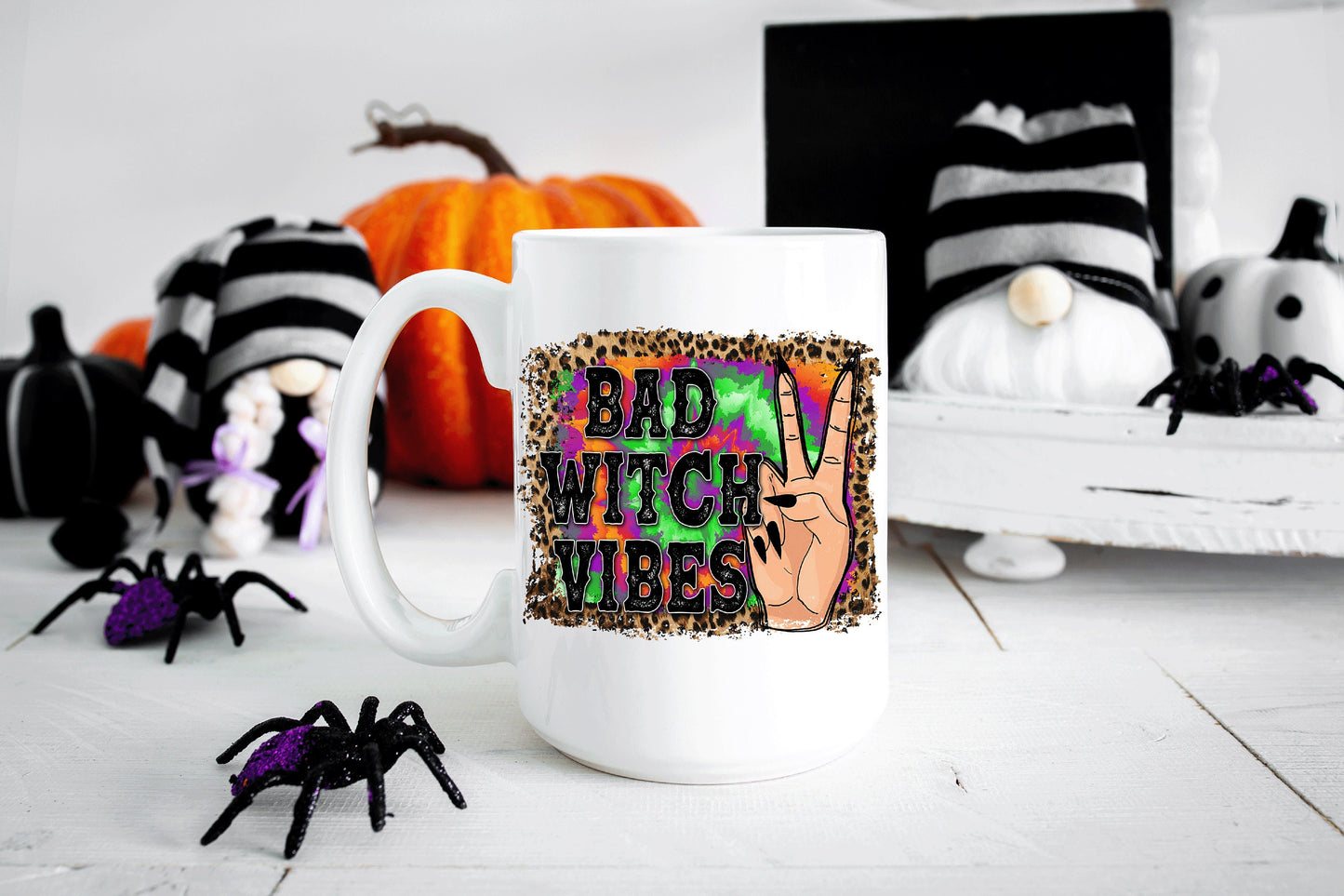 Bad Witch Vibes Halloween Coffee Mug | Halloween Mug | Coffee Mug | Halloween Tea Mug | Tea Mug | Personalized Gift