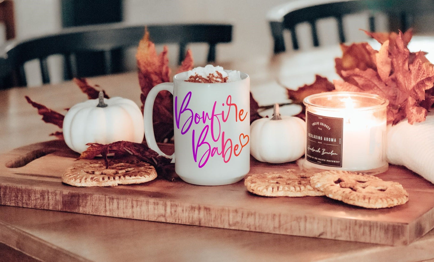 Bonfire Babe Coffee Mug: Trendy Fall Ceramic Mug