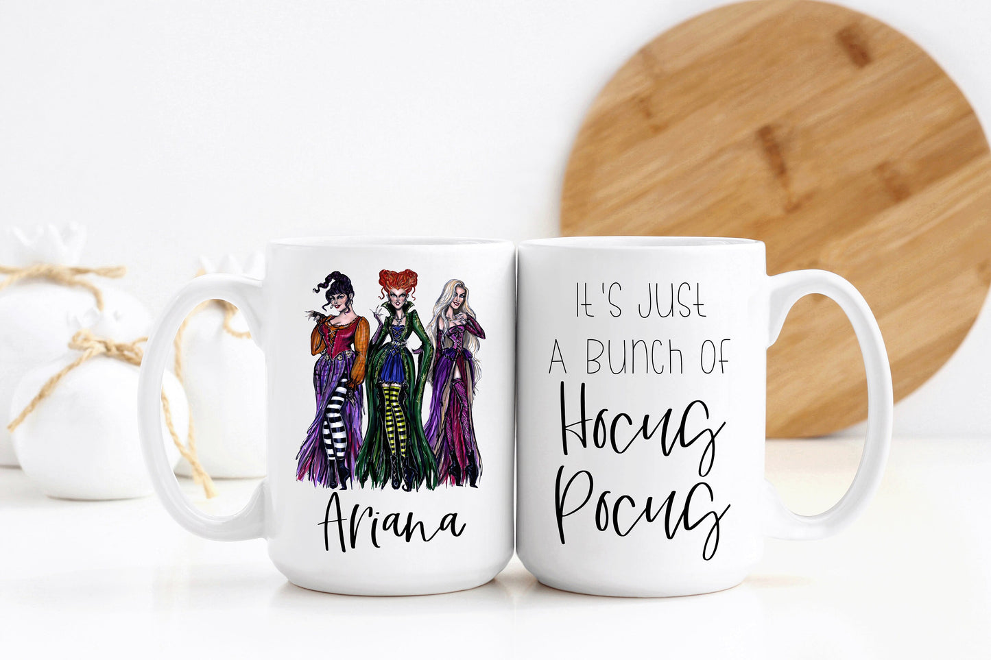 Hocus Pocus Coffee Mug| Hocus Pocus Mug | Halloween Coffee Mug | 90's Movie mug | 15oz Mug | It’s Just a Bunch of Hocus Pocus