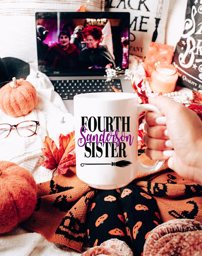 The Fourth Sanderson Sister Halloween Coffee Mug | Hocus Pocus Mug | Halloween Coffee Mug | Tea Mug