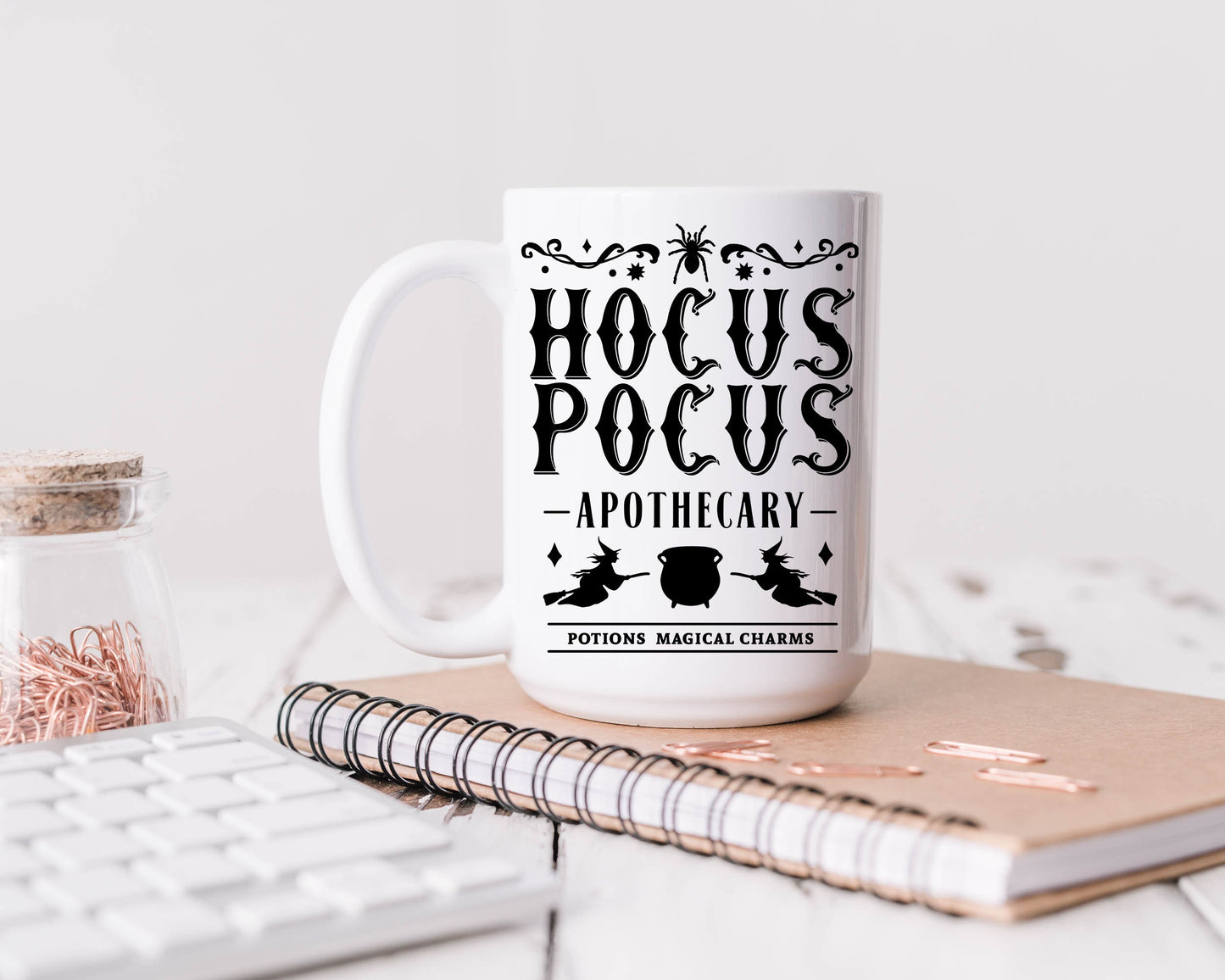 Hocus Pocus Apothecary Halloween 15 oz Coffee Mug | Halloween Mug | Hocus Pocus Coffee Mug | Tea Mug