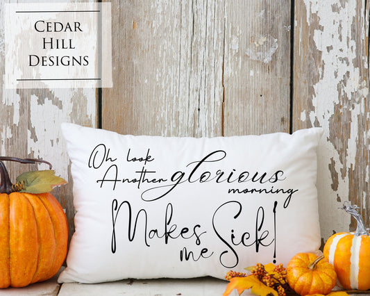 Hocus Pocus Throw Pillow Cover: Spooky Halloween Home Decor (18x18)