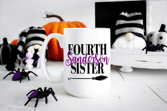 The Fourth Sanderson Sister Halloween Coffee Mug | Hocus Pocus Mug | Halloween Coffee Mug | Tea Mug