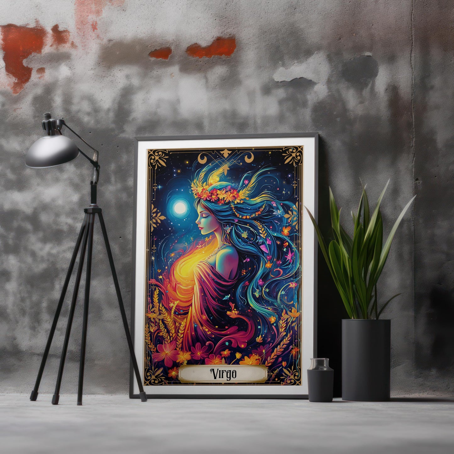 Zodiac Tarot Card PNG Set: Astrology Horoscope Art (Digital Download)