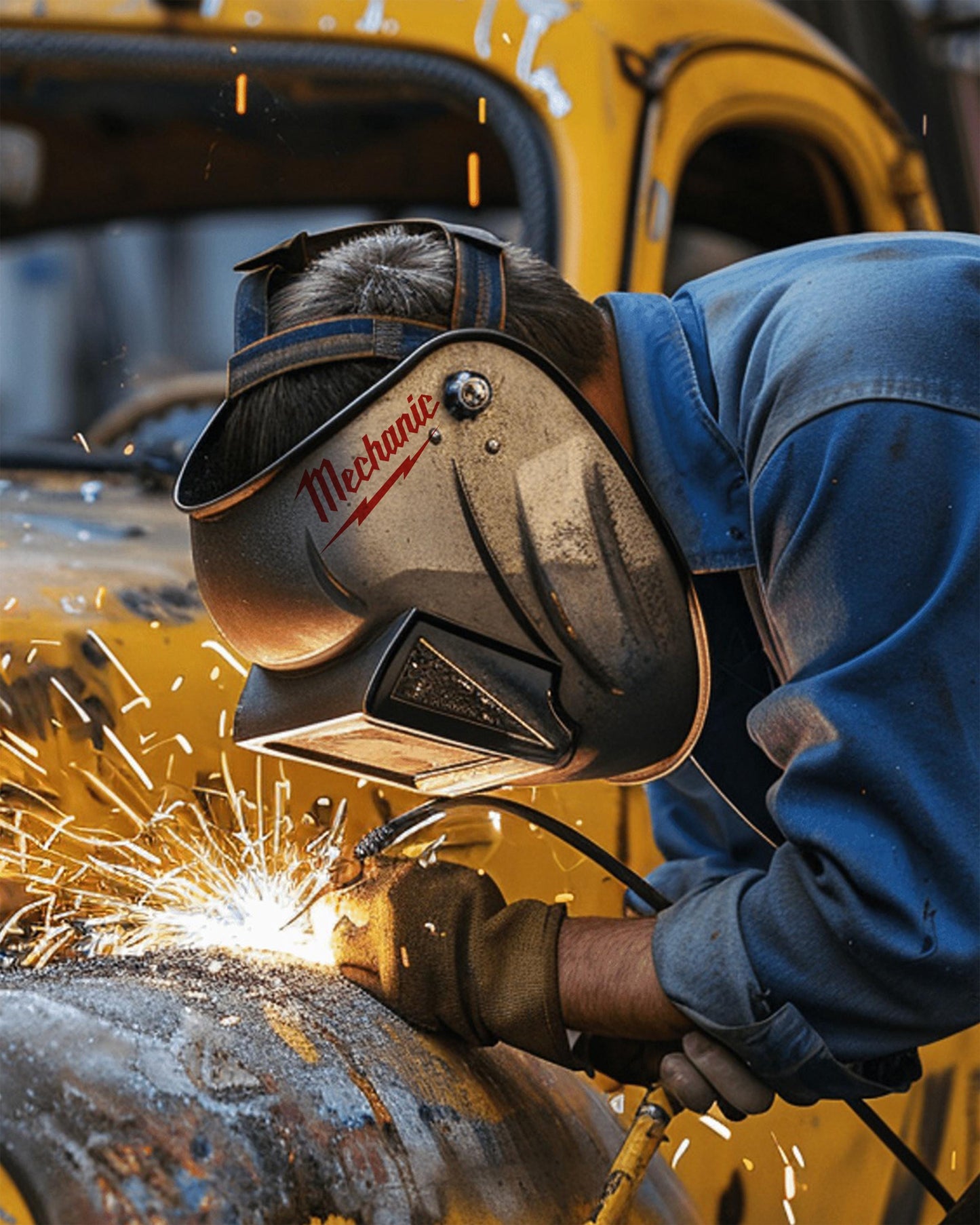 Mechanic Vinyl Decal: Milwaukee Tool Font, Tradesman Gift