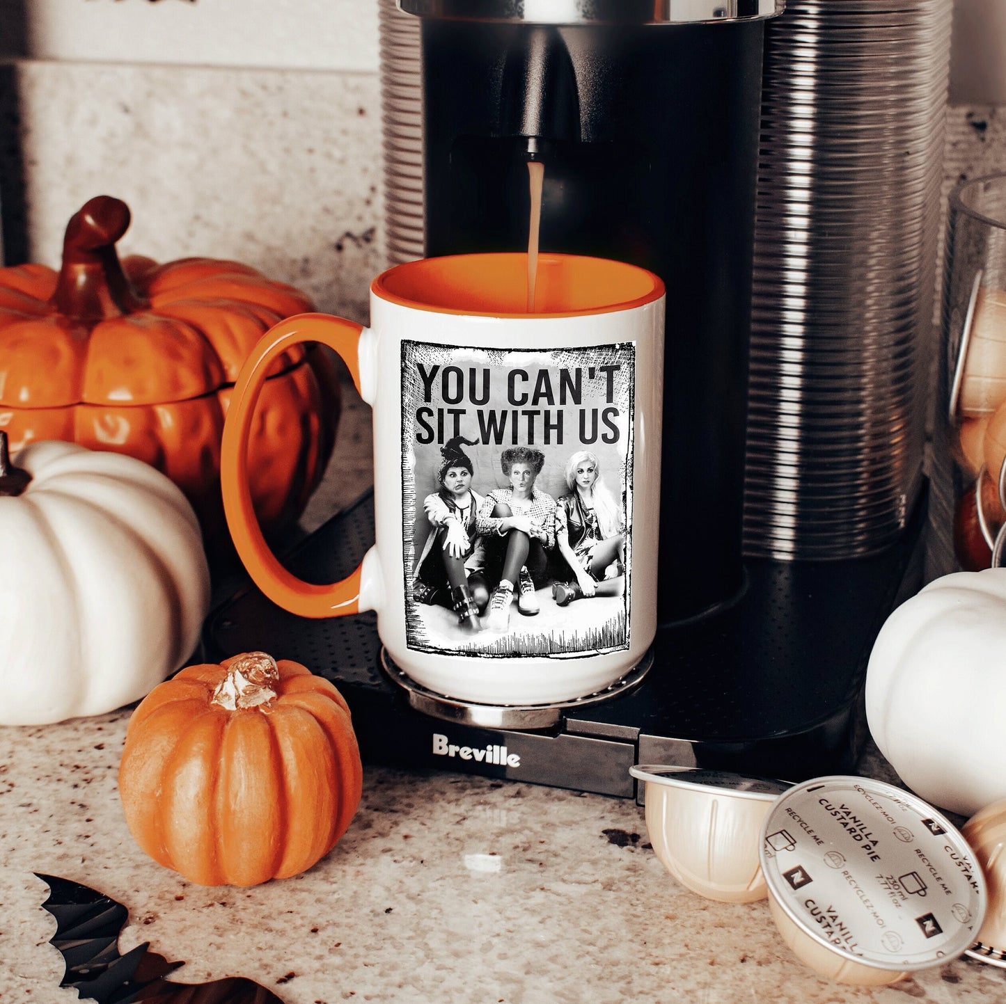 You Can't Sit with Us Halloween Coffee Mug | Hocus Pocus | Sanderson Sisters | 15oz Mug