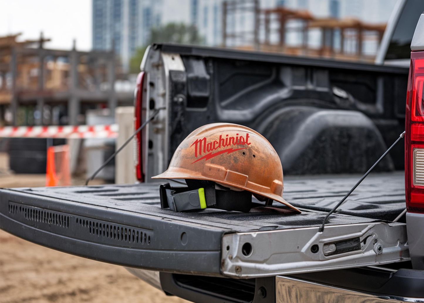 Machinist Vinyl Decal: Milwaukee Tool Font, Toolbox Sticker