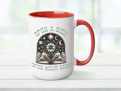 Open a Book Open Your Mind Mug