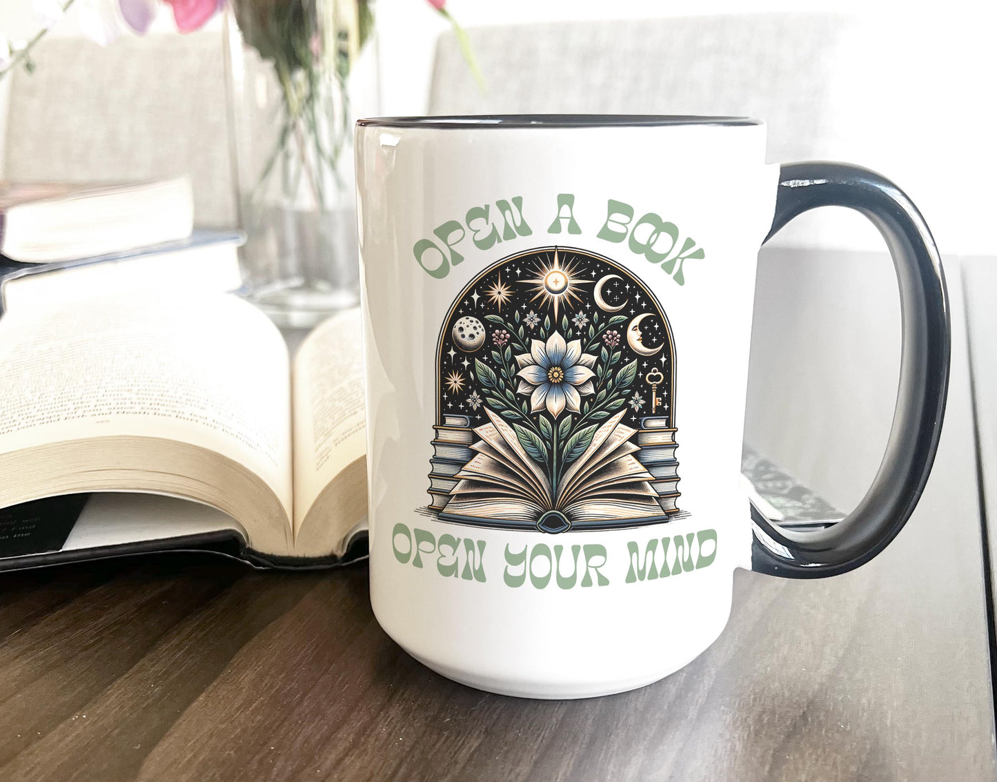 Open a Book Open Your Mind Mug