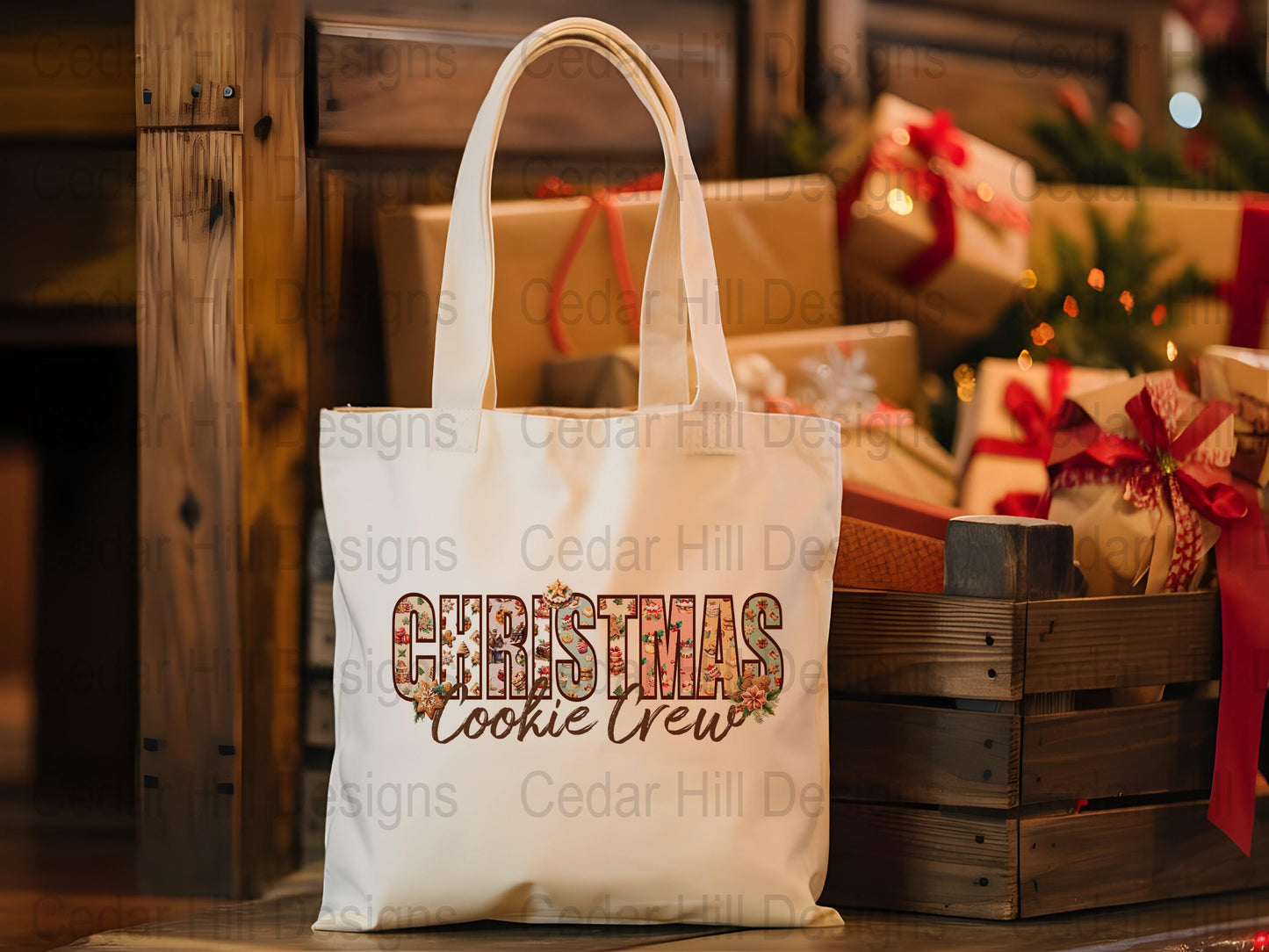 Christmas Cookie Crew PNG Clipart | Holiday Baking Design (Digital Download)