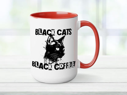 Black Cats Black Coffee Mug