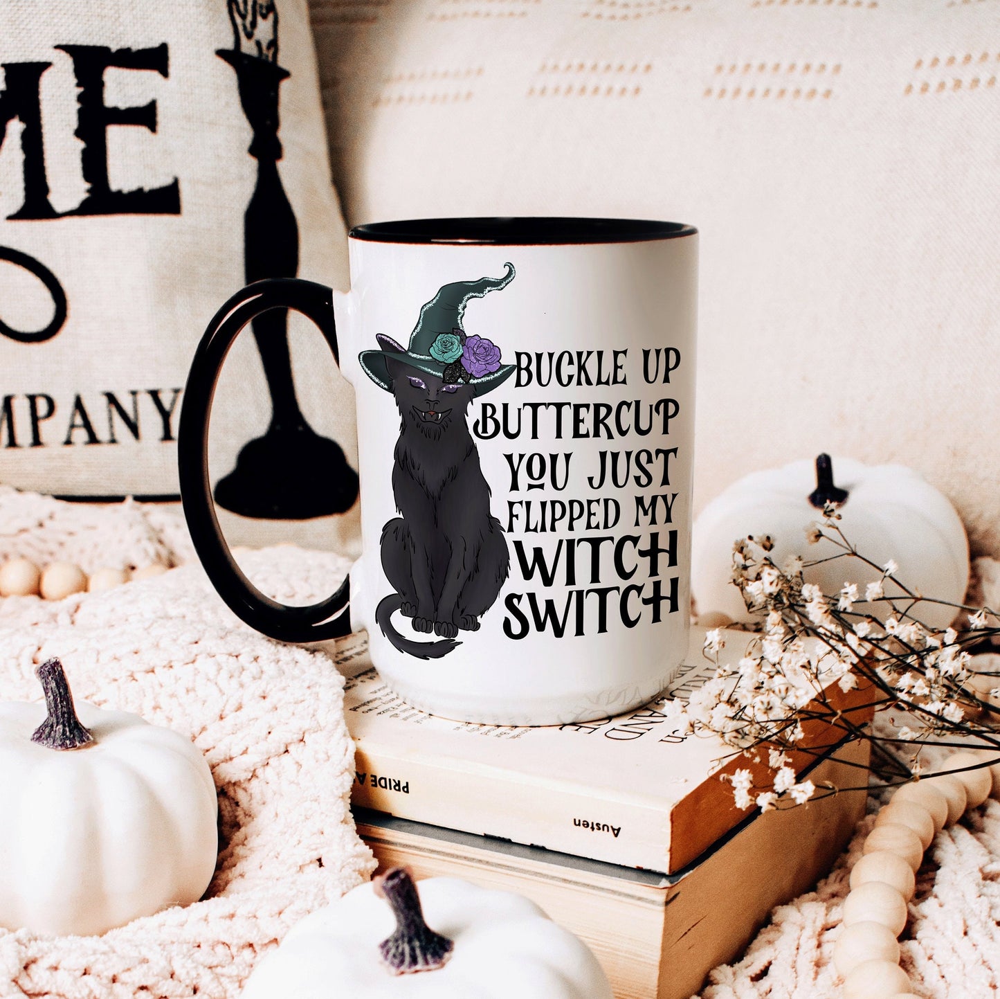 Flipped My Witch Switch Funny Halloween Mug