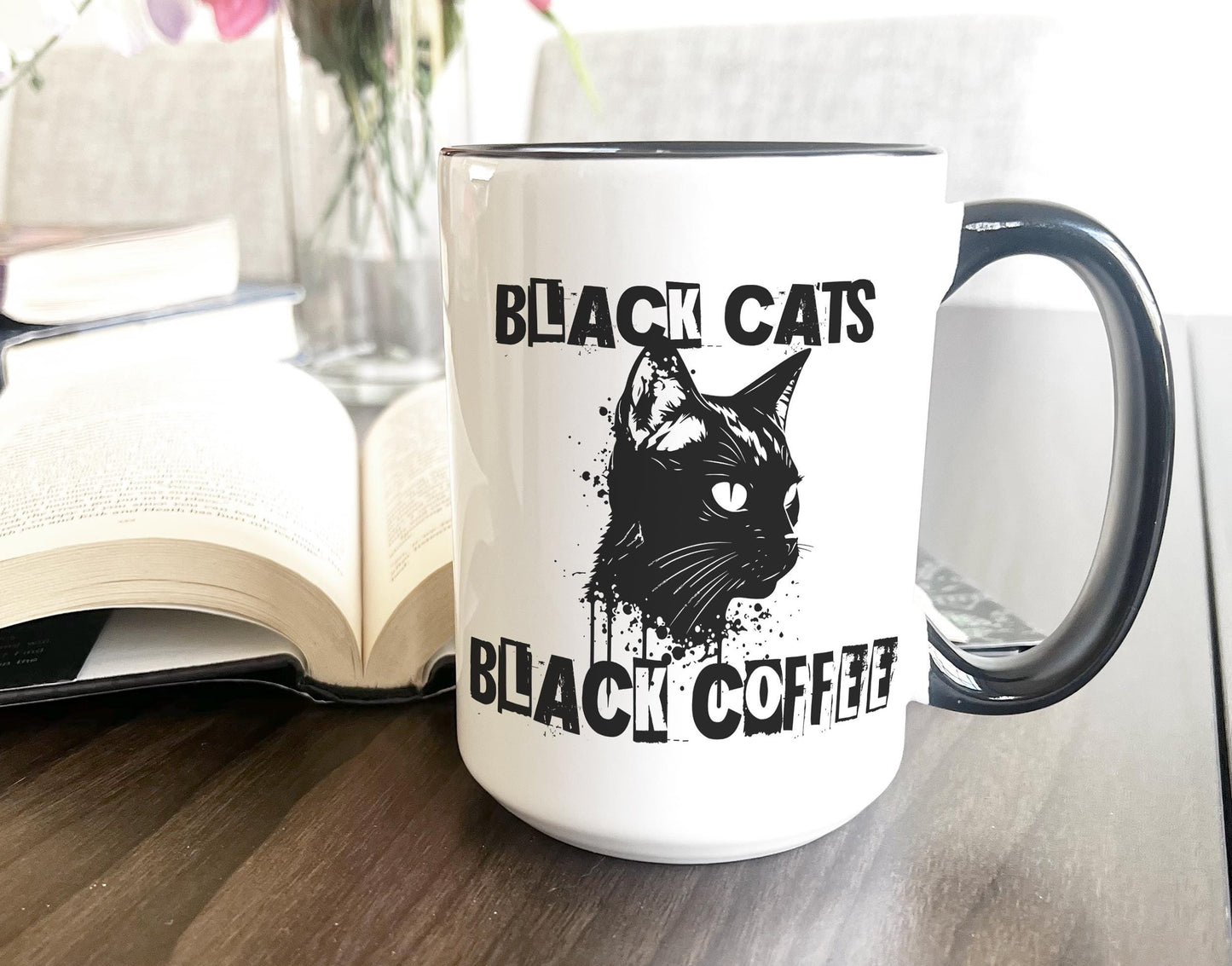 Black Cats Black Coffee Mug