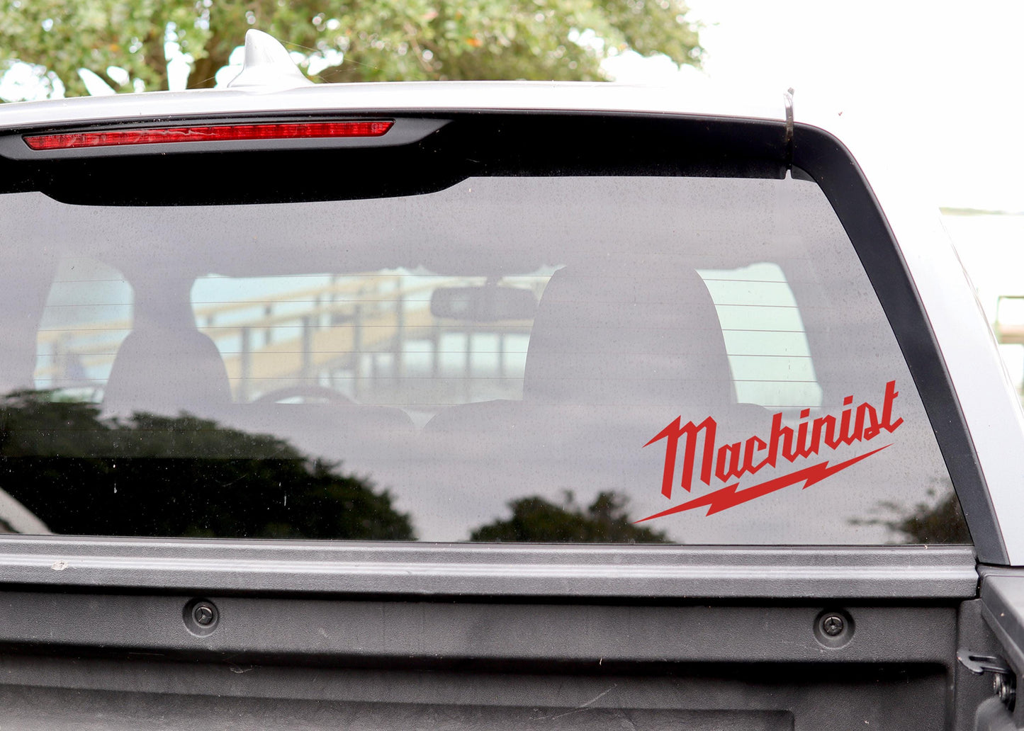 Machinist Vinyl Decal: Milwaukee Tool Font, Toolbox Sticker