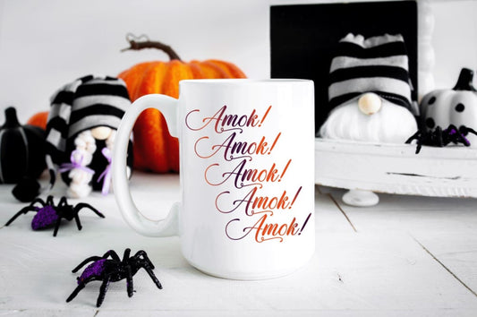 Amuck! Amuck! Amuck! Hocus Pocus Coffee Mug | Halloween Coffee Mug | Coffee Mug | Tea Mug | Halloween Gift