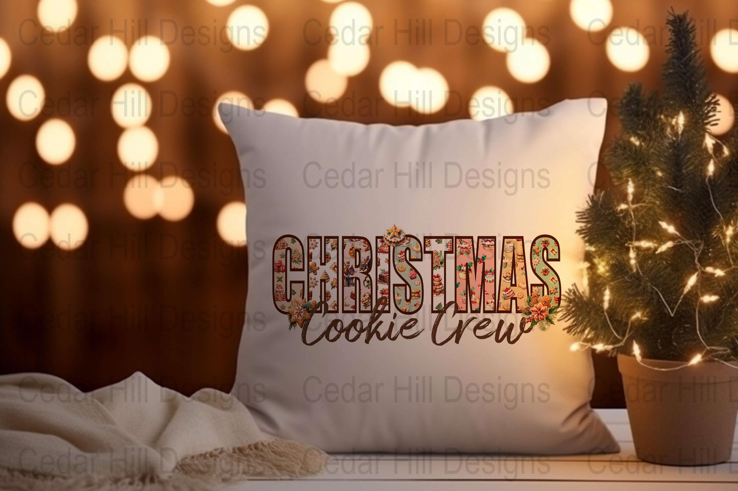 Christmas Cookie Crew PNG Clipart | Holiday Baking Design (Digital Download)