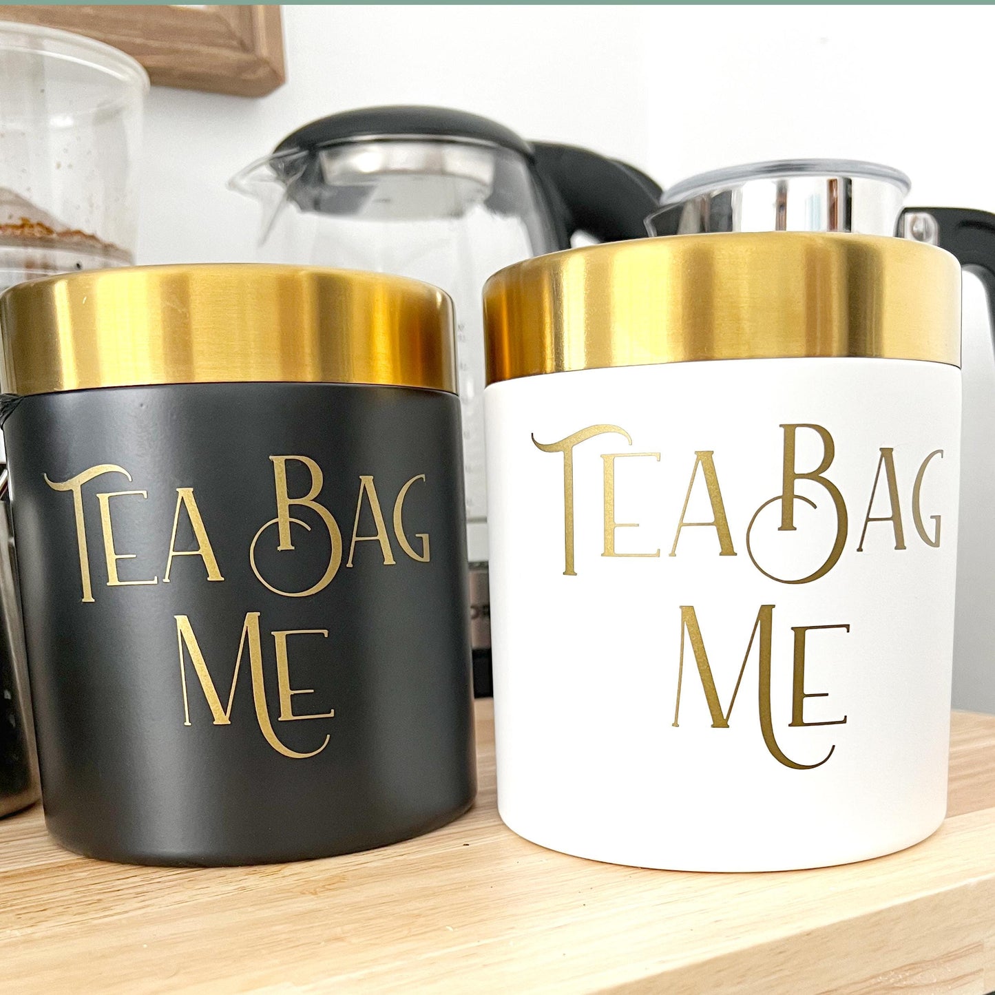 Funny 'Tea Bag Me' Trash Can