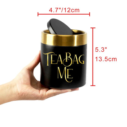 Funny 'Tea Bag Me' Trash Can