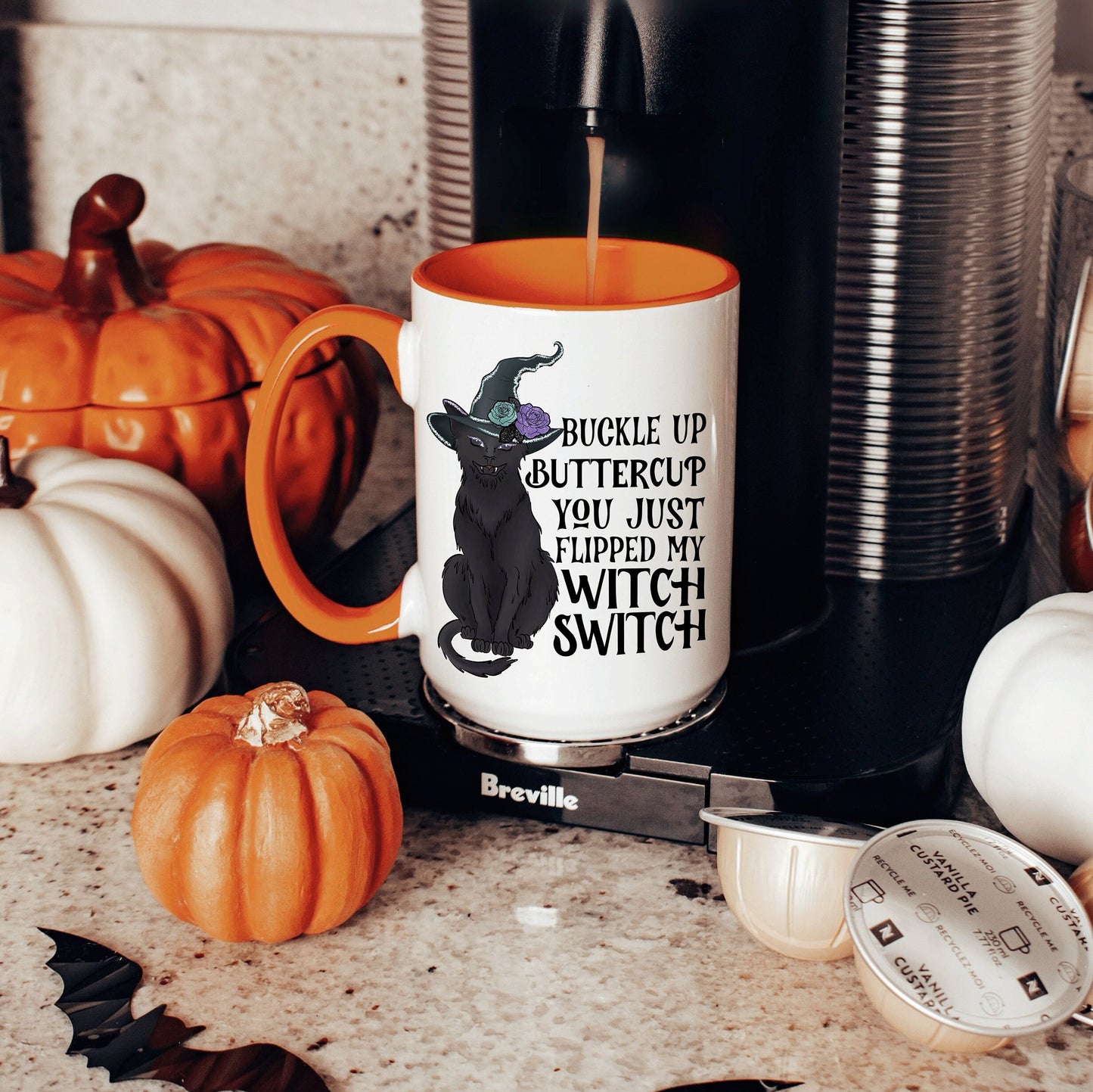 Flipped My Witch Switch Funny Halloween Mug