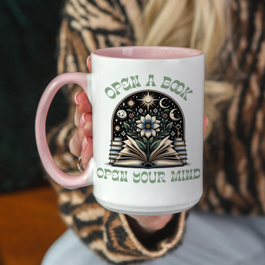 Open a Book Open Your Mind Mug